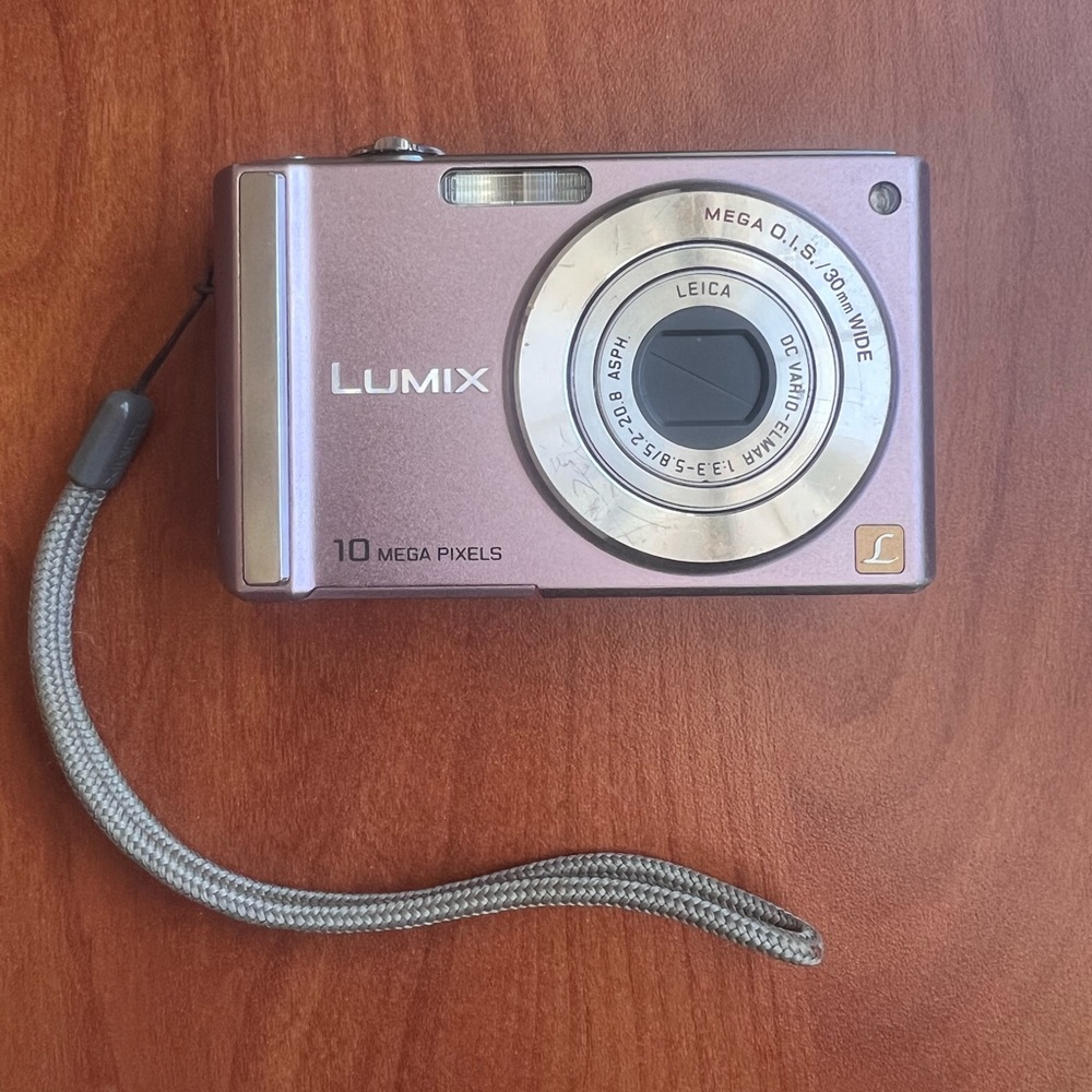 Pink Panasonic Lumix DMC - FS20 Digital camera